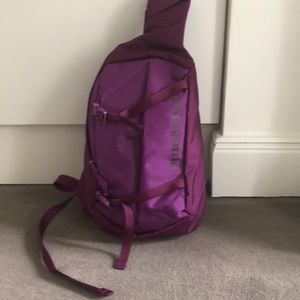 Patagonia sling bag.